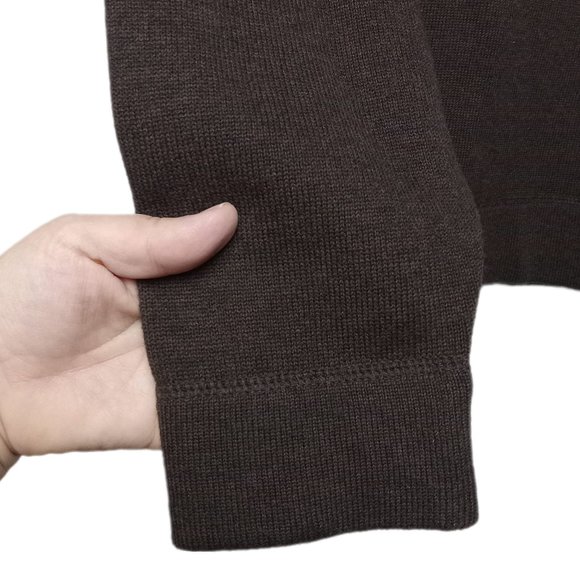 St. Johns Bay Crew Neck Sweater Men's XL Brown - Picture 4 of 7